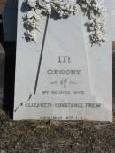 
Elizabeth Constance Frew
may 4 1915
Anglican Cemetery, Sherwood.


