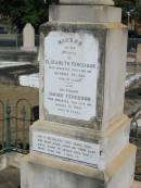 Elizabeth Ferguson Dec 23 1886 aged 51
Isaiah Ferguson Aug 31 1889 aged 81
Anglican Cemetery, Sherwood.