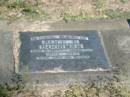 Alice E Boorman 1902-1963
Anglican Cemetery, Sherwood.