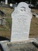 William Freeman
husband of Tryphena Freeman
7 Apr 1911 aged 41
Tryphena May (Freeman)
18 Dec 1955 aged 78
Edna Rose Freeman (dau of Tryphena and William)
29 Jun 1977 aged 69
Sherwood (Anglican) Cemetery, Brisbane