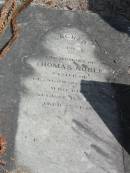 Thomas Noble
native of Glasgow Scotland
Aug 17 1887 aged 22
Sherwood (Anglican) Cemetery, Brisbane
