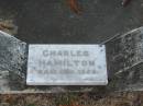 
Charles Hamilton
25 Aug 1959

Sherwood (Anglican) Cemetery, Brisbane
