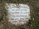 Esther Clara Schreiber
17 Apr 1987 aged 88
Sherwood (Anglican) Cemetery, Brisbane