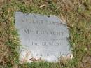 Violet Jane McConachy (nee Dunlop)
?-9-1893 to 6-11-1969
Sherwood (Anglican) Cemetery, Brisbane