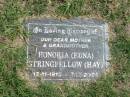 Honoria (Edna) Stringfellow (Hay) 13-11-1915 to 7-12-2000  Sherwood (Anglican) Cemetery, Brisbane 