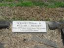 
William I Mahoney
15 Dec 1932 aged 48

Sherwood (Anglican) Cemetery, Brisbane
