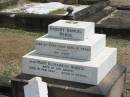 Robert Samuel HODGE
8 Apr 1924 aged 57,
also his wife
Mary Elizabeth HODGE
1 Feb 1935 aged 71
Sherwood (Anglican) Cemetery, Brisbane