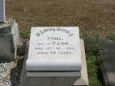 Ethel
wife of P.J. King
18 Sep 1924 aged 30
Sherwood (Anglican) Cemetery, Brisbane