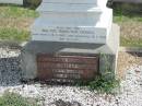 Walter Hamilton CRAIES
born Ipswich 16-2-1857
Died Graceville 9-7-1932
Helene (Nell) CRAIES
27-12-1890
5-4-1972
Sherwood (Anglican) Cemetery, Brisbane