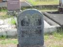 Henry __dney BERE
1868 - 1916?,
Ethel Armytage BERE
1815 - 1958
Sherwood (Anglican) Cemetery, Brisbane
