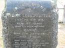 
George Love PRATTEN
1 Sep 1913?aged 84 yrs
wife
Maria
17 Mar 1915 aged 73
Sherwood (Anglican) Cemetery, Brisbane

