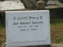 Joan Margaret RADCLIFFE
9 Jul 1929 aged 5 12 yrs
Sherwood (Anglican) Cemetery, Brisbane