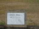 
Sarah HEDGES
1 May 1910

Sherwood (Anglican) Cemetery, Brisbane

