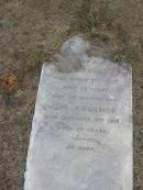 Isaac SINNAMON Aug 21 1900 aged 73 his wife Jane SINNAMON Nov 7 1912 aged 80  Sherwood (Anglican) Cemetery, Brisbane  