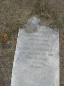 Isaac SINNAMON
Aug 21 1900
aged 73
his wife
Jane SINNAMON
Nov 7 1912 aged 80
Sherwood (Anglican) Cemetery, Brisbane