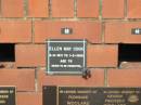 Ellen May COOK
6-6-1911 to 1-2-1988
age 76
Sherwood (Anglican) Cemetery, Brisbane