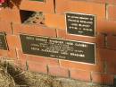 Beth Cossar BRASHER (nee CUMES)
14-1-1921 to 4-4-2003
mother of
Keith Alexander (Lex) BRASHER
Sherwood (Anglican) Cemetery, Brisbane