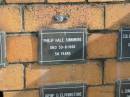 Philip Hale FINNIMORE
30-8-1962
58 yrs
Sherwood (Anglican) Cemetery, Brisbane