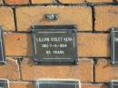 
Lillian Violet KERR
7-6-195
63 yrs
Sherwood (Anglican) Cemetery, Brisbane
