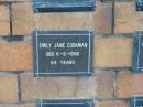 Emily Jane COOKMAN
6-6-1956
64 yrs
Sherwood (Anglican) Cemetery, Brisbane