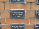 George PARFITT
11-4-1959
70 yrs
Sherwood (Anglican) Cemetery, Brisbane