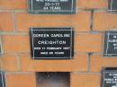Doreen Caroline CREIGHTON
17 Feb 1997
85 yrs
Sherwood (Anglican) Cemetery, Brisbane