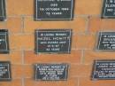 Hazel HOWITT
15-5-87
83 yrs
Sherwood (Anglican) Cemetery, Brisbane