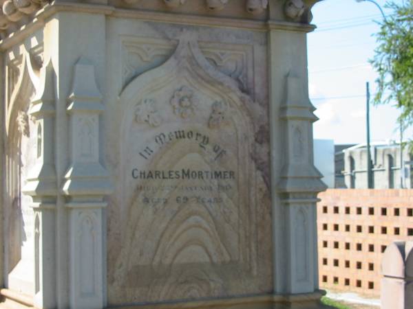 Charles Mortimer 23 Jan 1915? aged 69 years  | Anglican Cemetery, Sherwood.  |   | 