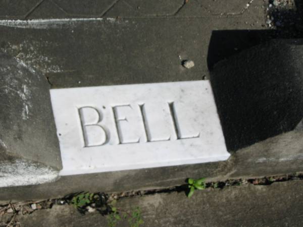 Bell (Isabel McDonnell)  |   | Sherwood (Anglican) Cemetery, Brisbane  | 