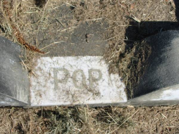 Pop (Moss)  | Anglican Cemetery, Sherwood.  |   |   | 