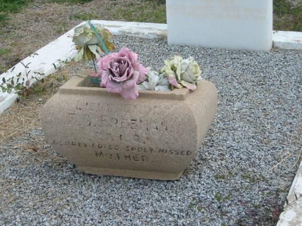 F.G. Freeman  |   | Sherwood (Anglican) Cemetery, Brisbane  | 