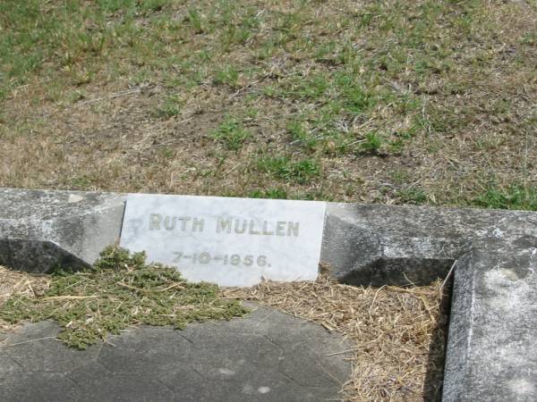 Ruth MULLEN  | 7-10-1956  |   | Sherwood (Anglican) Cemetery, Brisbane  |   | 