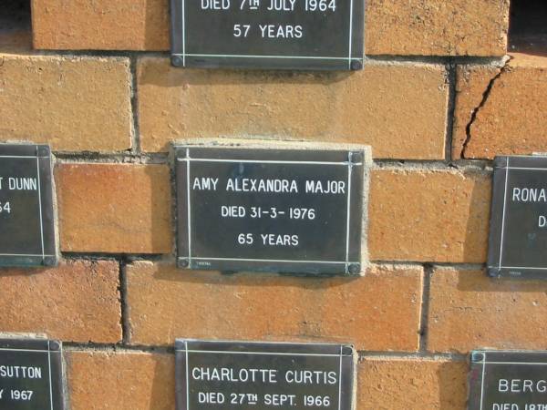 Amy Alexandra MAJOR  | 31-3-1976  | 65 yrs  |   | Sherwood (Anglican) Cemetery, Brisbane  | 