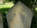 
Florence Adeline WILLIAMS, d: 17 Apr 1872, aged 2 months 7 days
Emily? Isabel WILLIAMS, , Apr 1873, aged ?? 14 days
Harry Aubrey WILLIAMS, , d: 19 Oct 1879, aged 1 month 7 days
Bertha Morton WILLIAMS, 29 May ??, aged 3? months
Marrian Louisa WILLIAMS, 23 May 1881, aged 6 months 12 days

Anglican church & cemetery, Sofala, New South Wales
