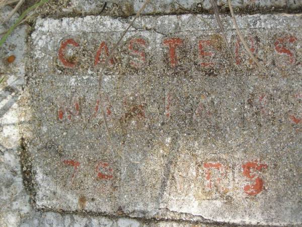 Maria? CASTERSEN;  | South Isis cemetery, Childers, Bundaberg Region  | 
