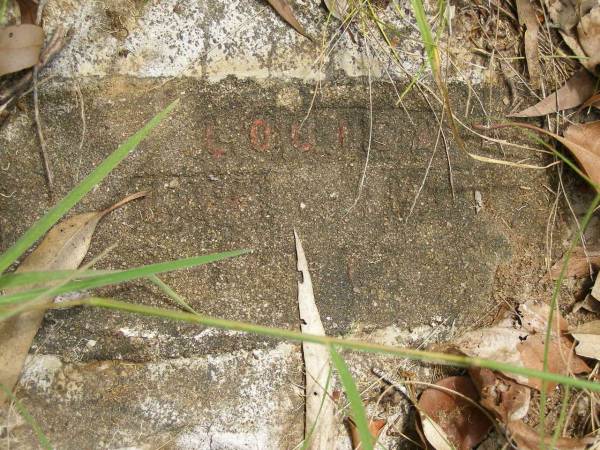 Louisa;  | South Isis cemetery, Childers, Bundaberg Region  | 