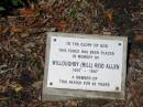 
Willoughby (Bill) Reid ALLEN
1907 - 1997

St Thomas Anglican, Toowong, Brisbane

