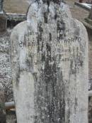 
Lily (wife of Charles) GUNTHORPE
15 Dec 1912 aged 24
Stone Quarry Cemetery, Jeebropilly, Ipswich
