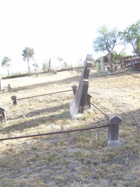 Laust PETERSEN,  | born 17 Feb 1817 died 1 March 1893;  | Iver Pedersen WILLADSEN,  | died 9 May 1883 aged 35 years;  | Swan Creek Anglican cemetery, Warwick Shire  | 