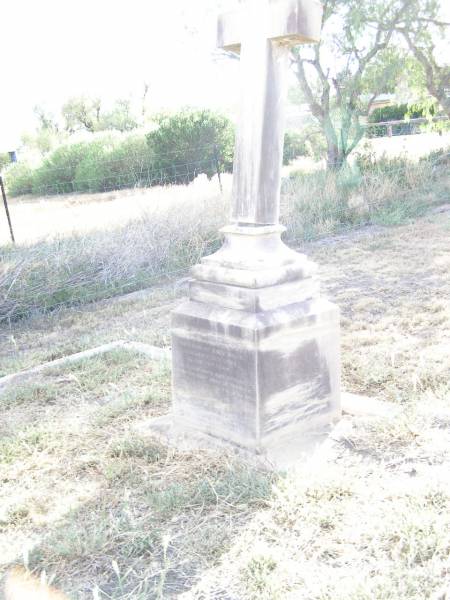 Emma Henrietta REEVE,  | died Emu Vale 15 January 1886 in 79th year;  | Swan Creek Anglican cemetery, Warwick Shire  | 