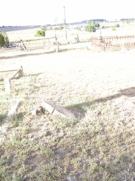 Charles Fitzroy,  | youngest son of John & Mary DARLEY,  | died 26? April 1885 aged 2 years;  | Swan Creek Anglican cemetery, Warwick Shire  | 