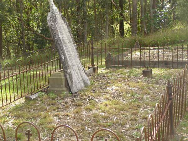 Patrick LEONARD,  | died 7 Sept 1901 aged 75 years;  | Bridget LEONARD,  | died 7 Oct 1918 aged 80 years;  | Ellen Agnes LEONARD,  | died 24 March 1924;  | Tallebudgera Catholic cemetery, City of Gold Coast  |   | 