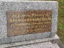 
Stanley Edward DOLAN,
of Camberra Currumbin Valley,
23-12-1914 - 15-7-1979;
Tallebudgera Catholic cemetery, City of Gold Coast
