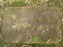 
M. Evelyn BIRMINGHAM,
died 27-9-70;
Tallebudgera Catholic cemetery, City of Gold Coast
