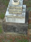 Simon VEIVERS Jan 1920 aged 8 weeks  Tamborine Catholic Cemetery, Beaudesert  