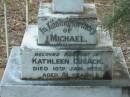 
Michael
(husband of Kathlen CUSACK)
10 Jan 1932
aged 81

Kathleen
(wife of Michael CUSACK)
14 Sep 1937
aged 76

Tamborine Catholic Cemetery, Beaudesert

