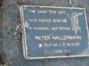 Pater HALLERMANN B: 10 Jul 1941 D: 21 Sep 1994  Tamborine Catholic Cemetery, Beaudesert  