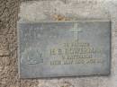 
H E BOWERMAN
13 May 1979, aged 80
Tamrookum All Saints church cemetery, Beaudesert
