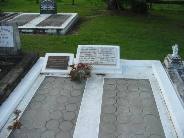 George Cresswell BROOK  | 25 Aug 1989, aged 78  | Geoffrey Cresswell BROOK  | (accidentally killed) 3 Sep 1966, aged 20  |   | Dorothy Grace BROOK  | b: 16 Mar 1922, d: 3 Apr 1999  |   | Tamrookum All Saints church cemetery, Beaudesert  | 