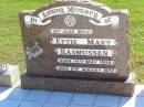 
Ettie Mary RASMUSSEN, wife,
born 14 May 1908 died 2 August 1972;
Tarampa Apostolic cemetery, Esk Shire
